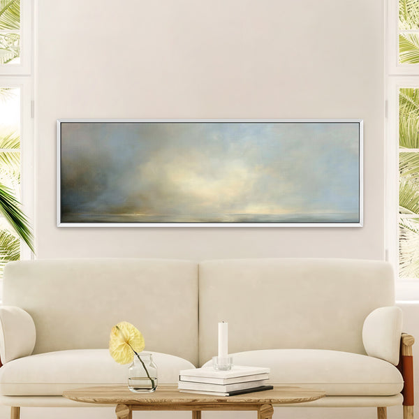 Golden Horizon Canvas Wall Art