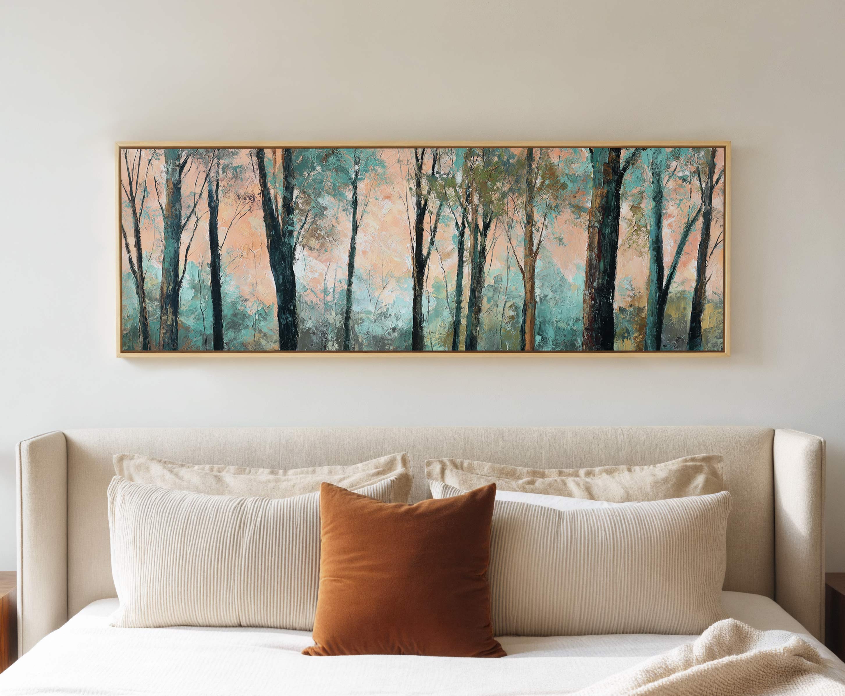 Whispering Grove – Forest Landscape Canvas Art