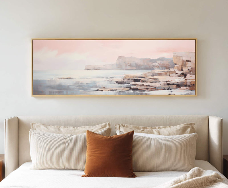 Coastal Cliffs Seascape Canvas Wall Art