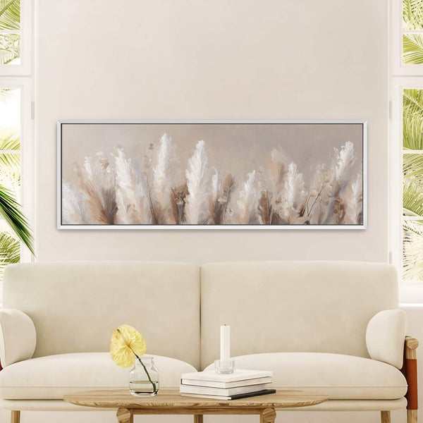 Pampas Grass Canvas Wall Art Print
