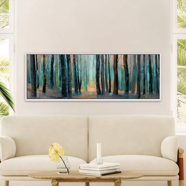 Silence d'émeraude – Impression sur toile Paysage de forêt