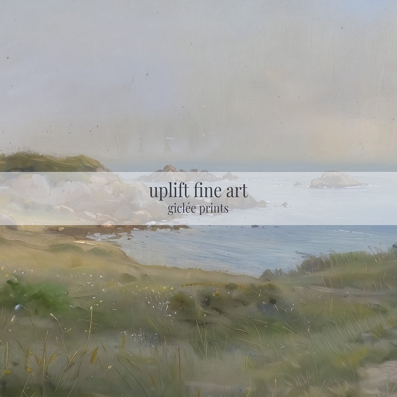 Landschaft Küsten Kunstdruck Leinwand Kunst für Wohnzimmer