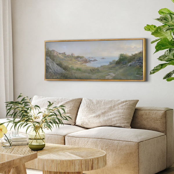 Coastal Path Canvas Wall Art