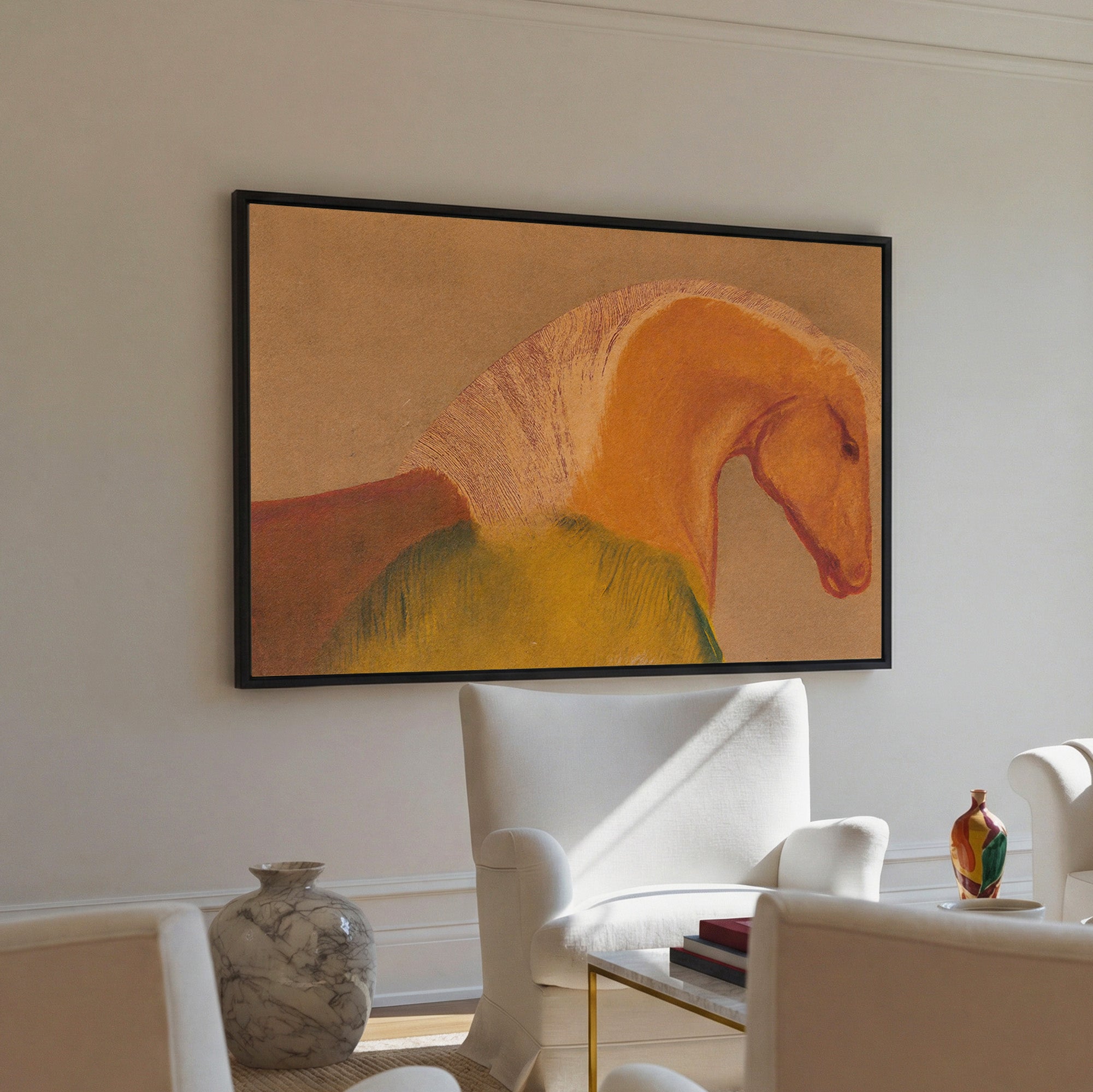 Impression sur toile abstraite "Traces de dérive"