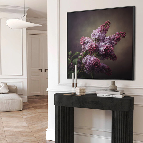 The Opulent Lilac Botanical Canvas Print