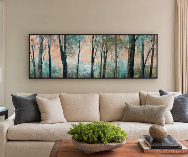 Le Bosquet des murmures – Tableau sur toile représentant un paysage forestier