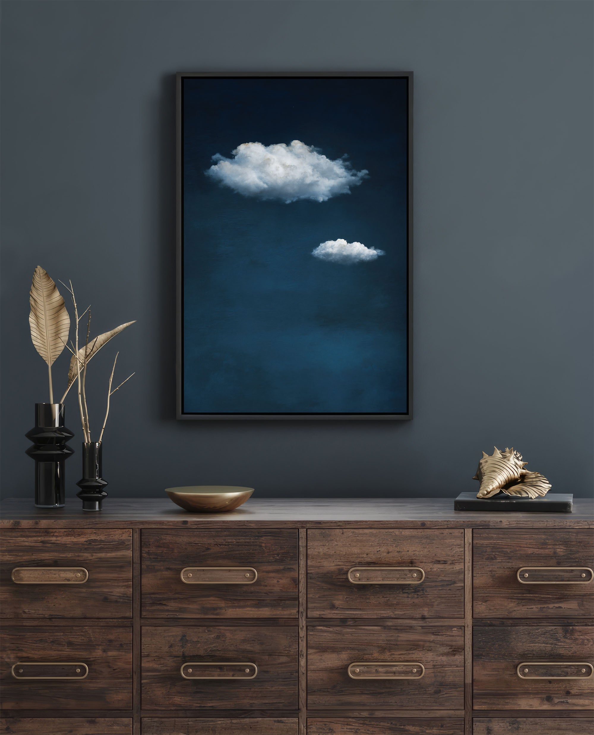 The Midnight Sky Cloudscape Art Print