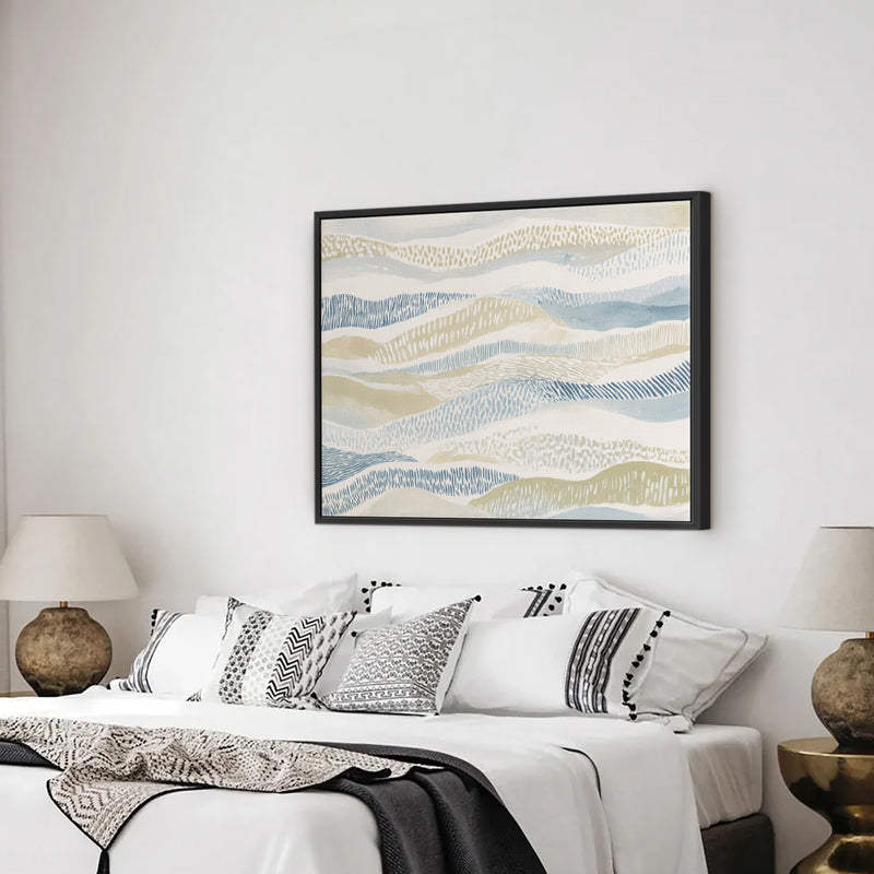 The Horizon Dunes Abstract Art Print
