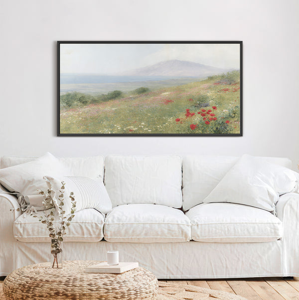 The Wildflower Meadow Landscape Art Print