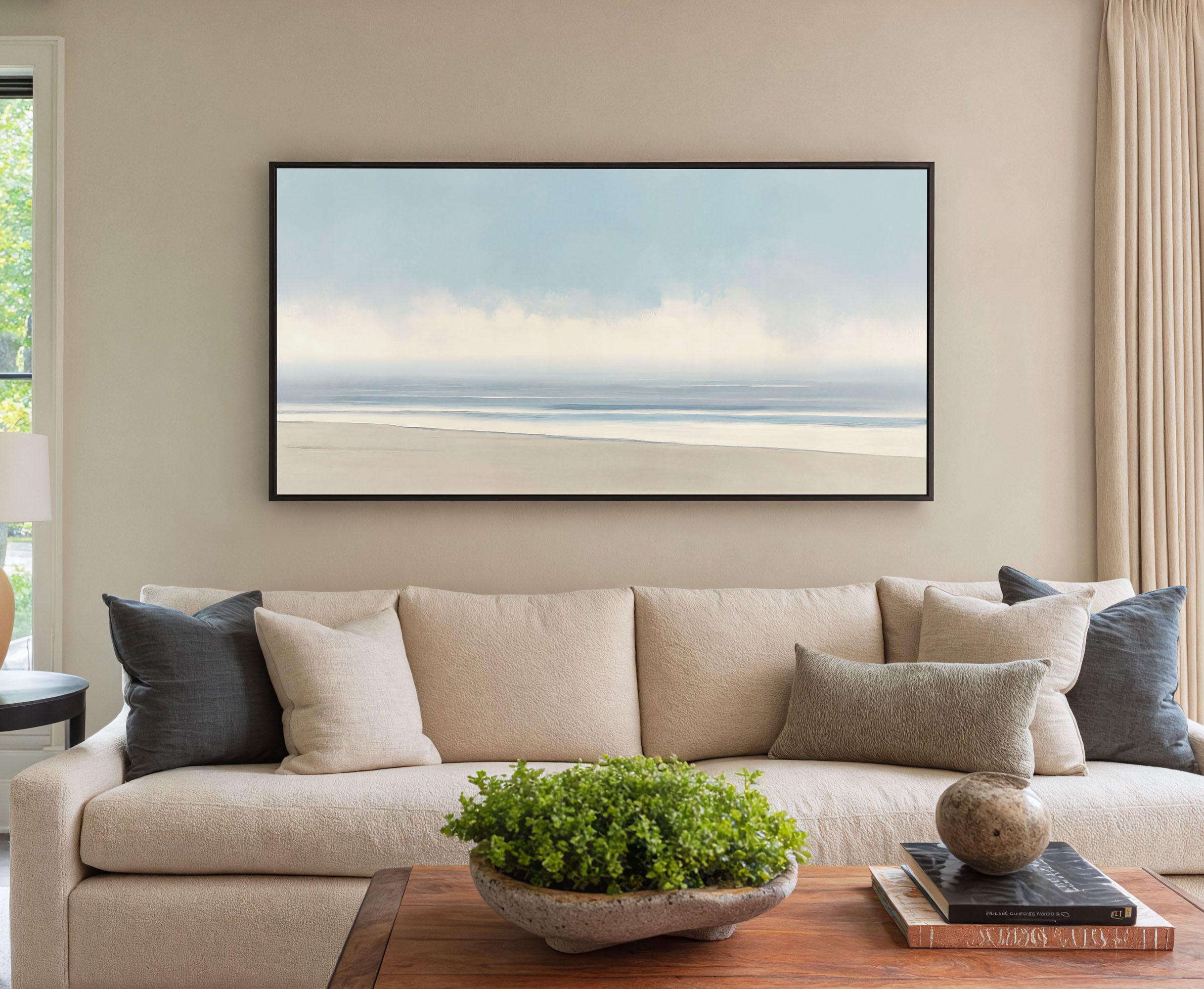Ocean Hues Landscape Canvas Print