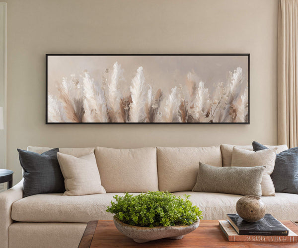 Pampas Grass Canvas Wall Art Print