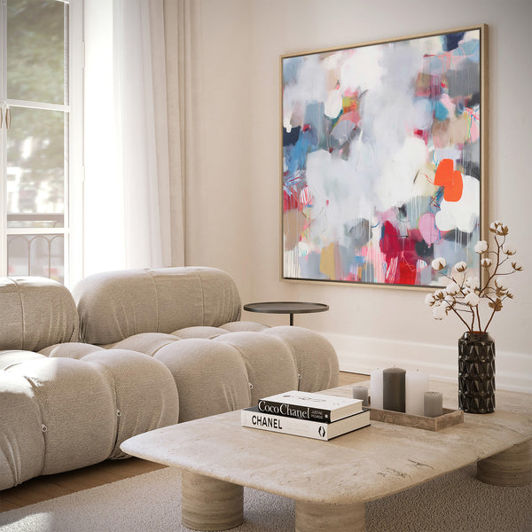 Vibrant Energy Abstract Art Print