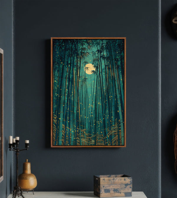 Kunstdruck „Der verzauberte Bambuswald“