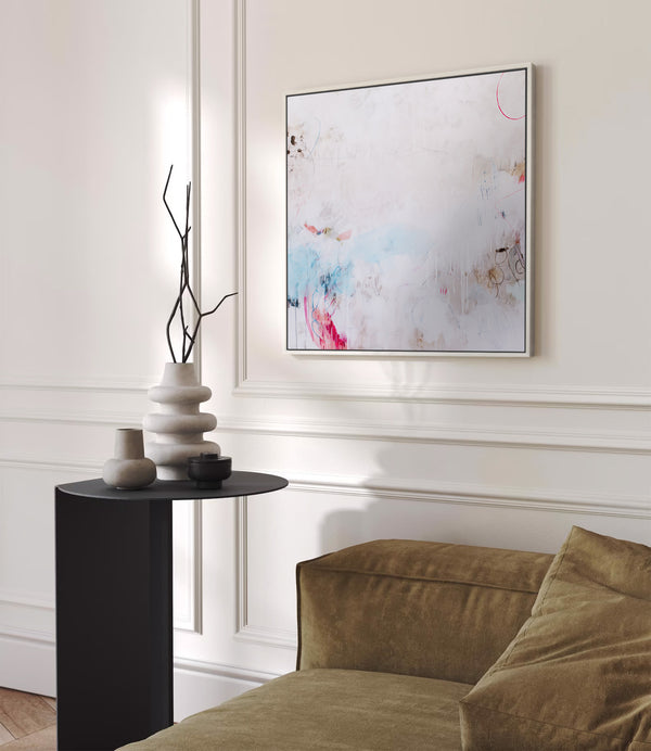 The Serene Hues Abstract Art Print