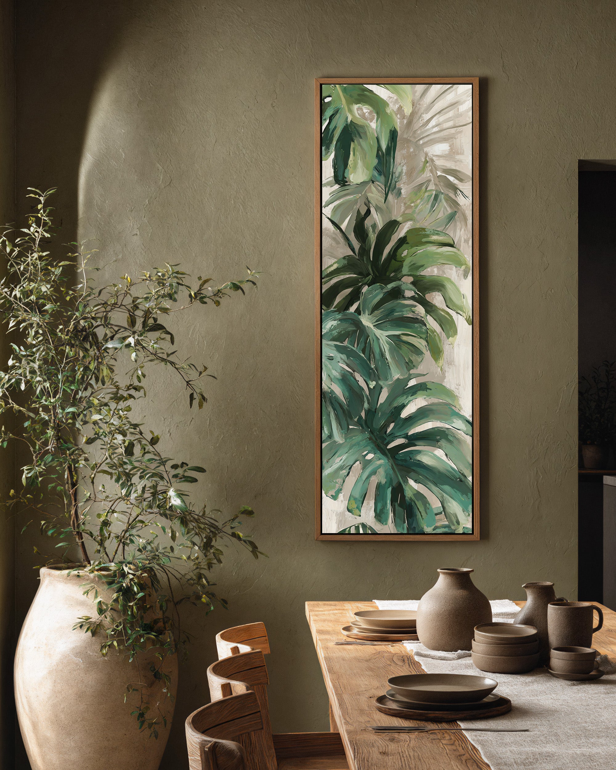 Pine Forest Vertical Canvas Print