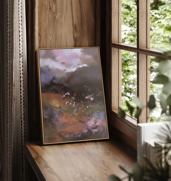 The Enigmatic Bloom Abstract Art Print