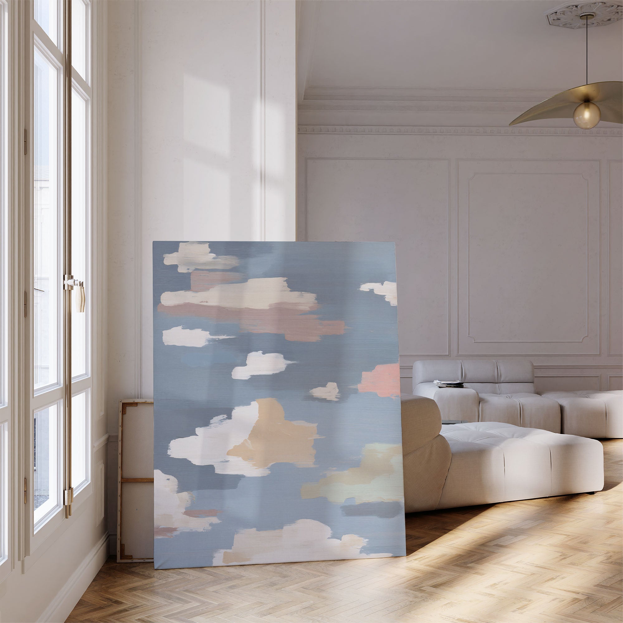 Storm's End Abstract Cloud Canvas Art Print