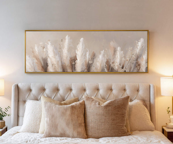 Pampas Grass Canvas Wall Art Print