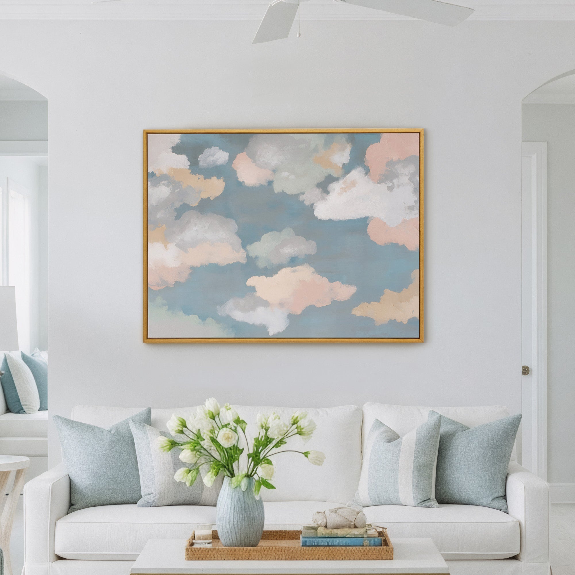 Heavenly Clouds Canvas Art Print