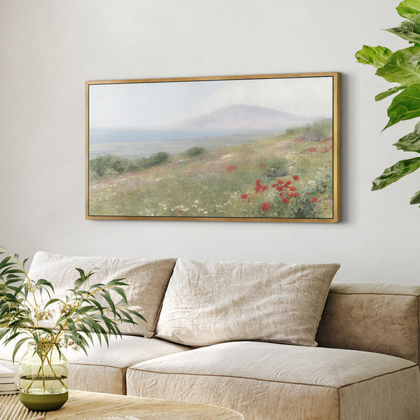 The Wildflower Meadow Landscape Art Print