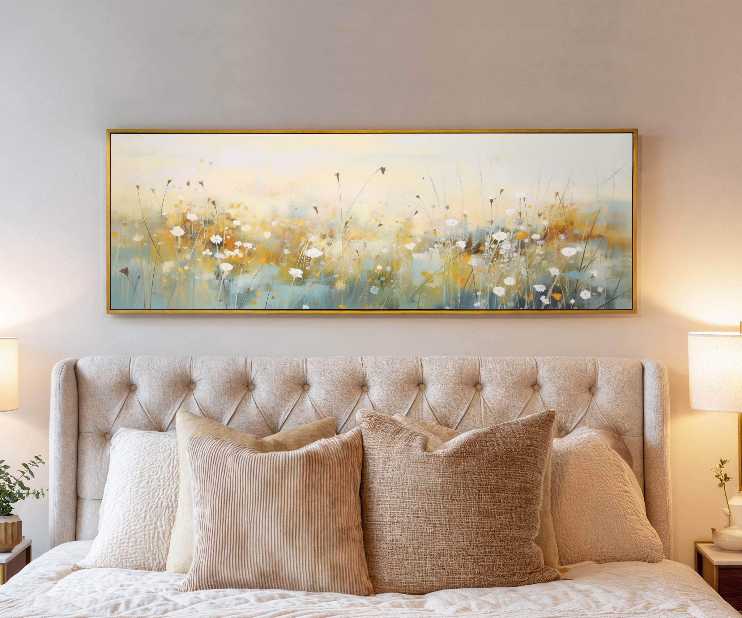 Morning Meadow – Floral Canvas Art