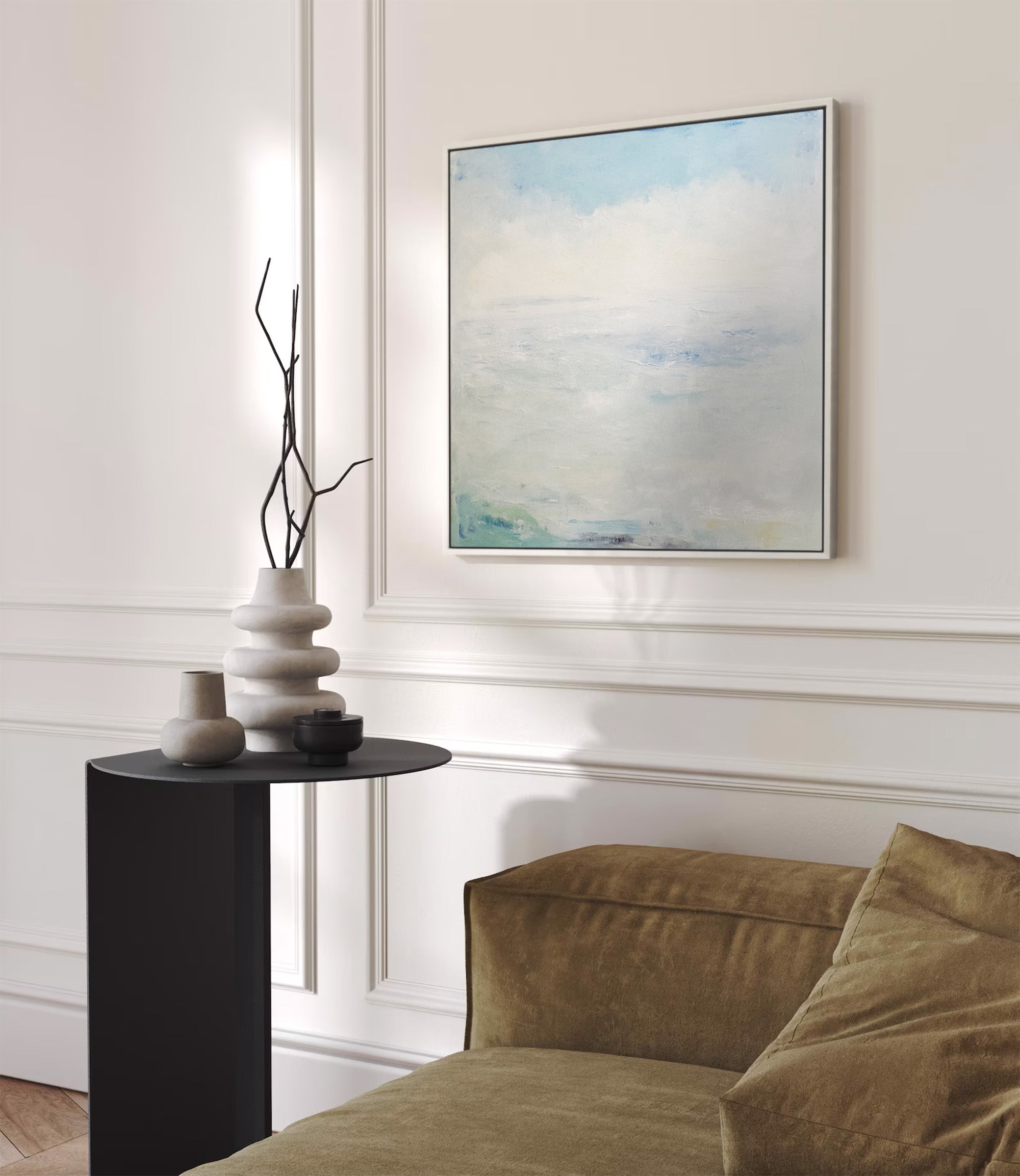 Horizon Whisper Abstract Landscape Art Print
