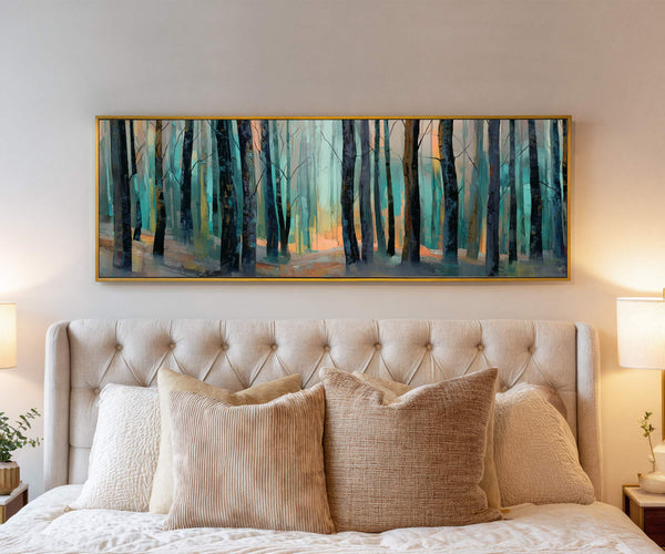 Silence d'émeraude – Impression sur toile Paysage de forêt