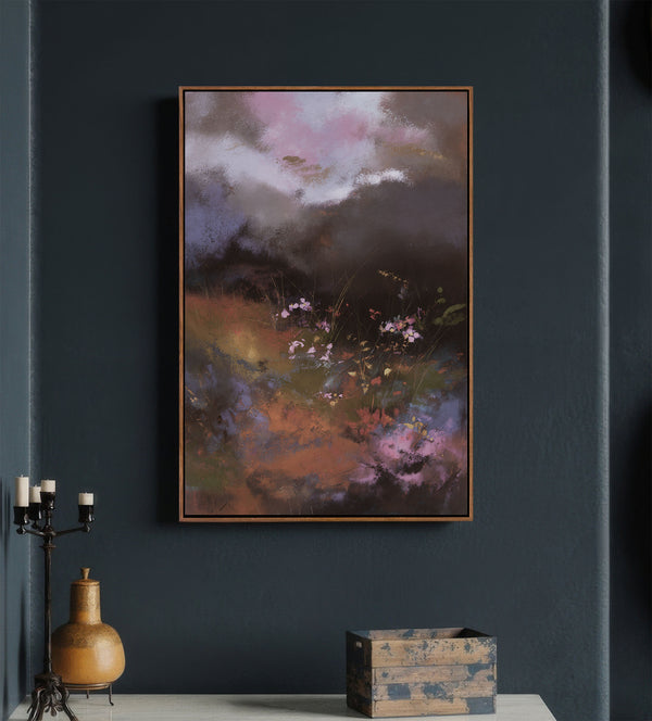 The Enigmatic Bloom Abstract Art Print