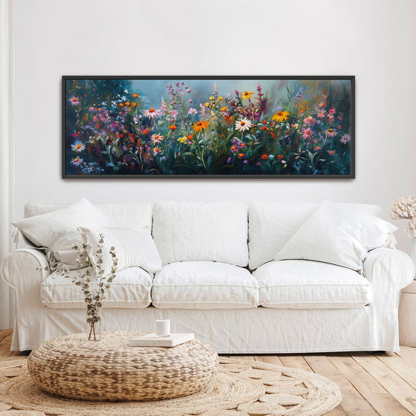 Impression d'art panoramique « Prairie florissante »