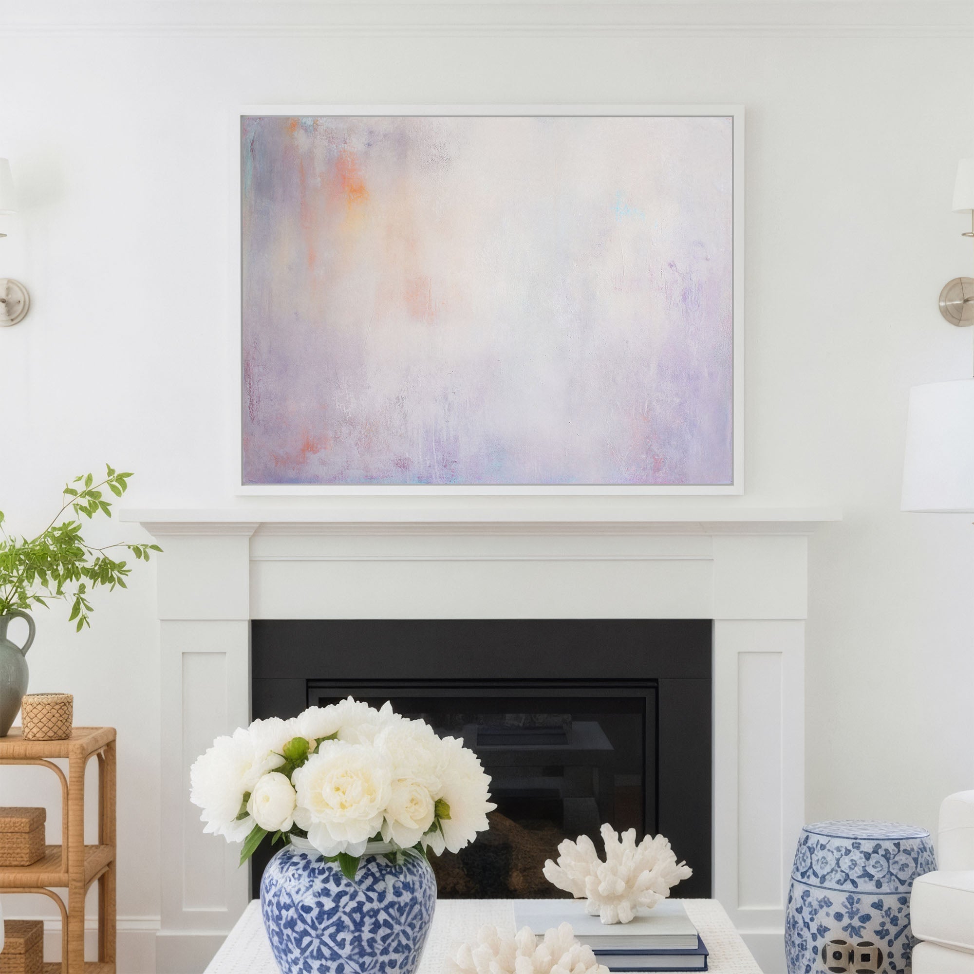 Soft Abstract Giclée Print - Whispers of Dawn