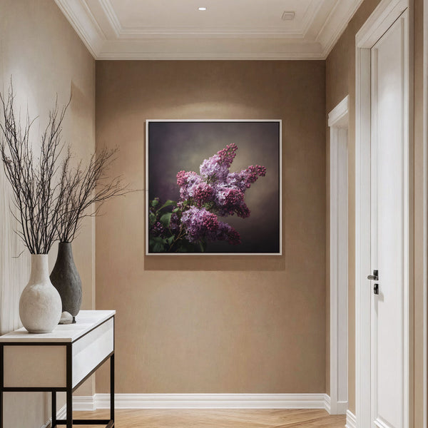 The Opulent Lilac Botanical Canvas Print