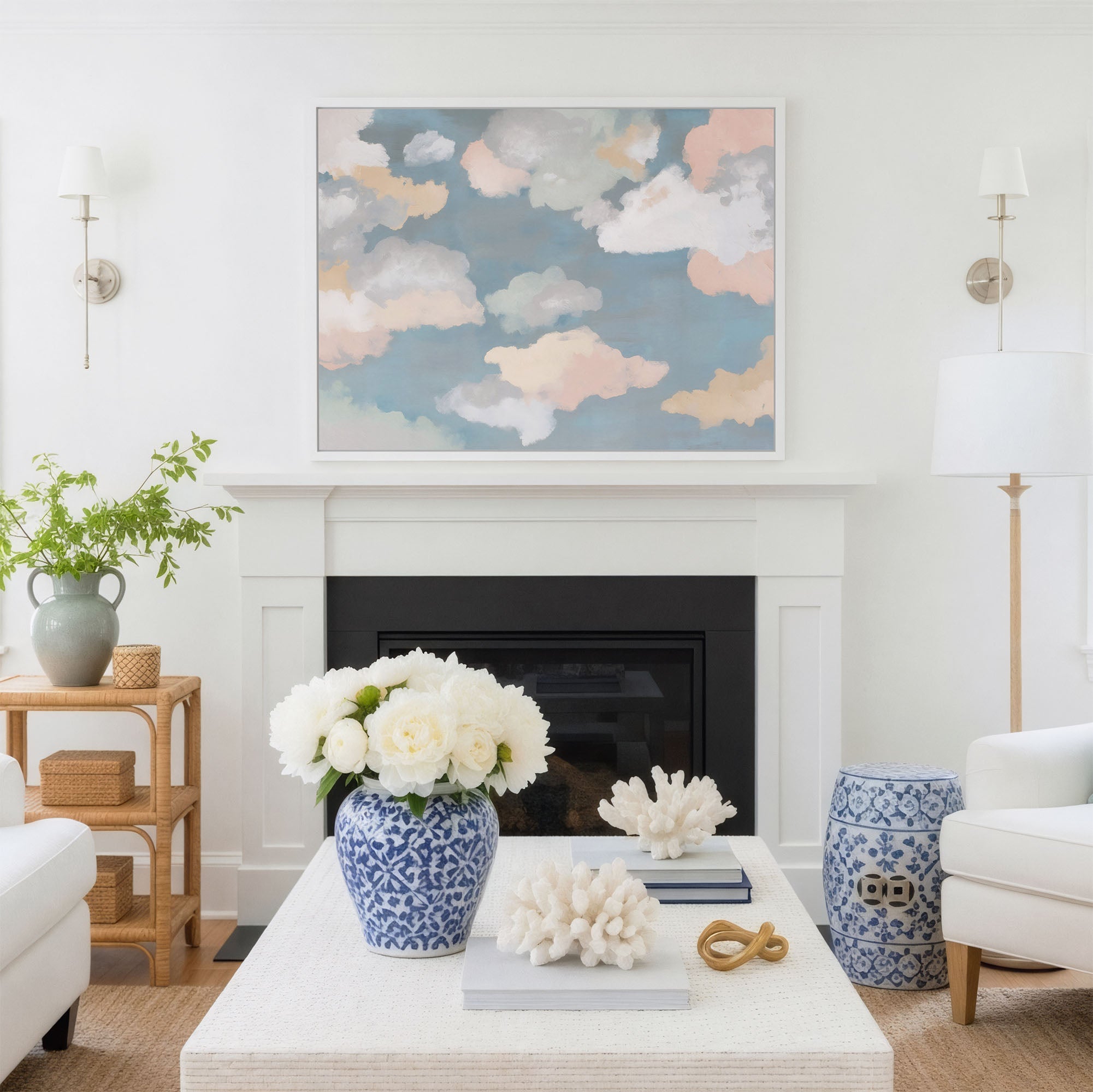 Heavenly Clouds Canvas Art Print
