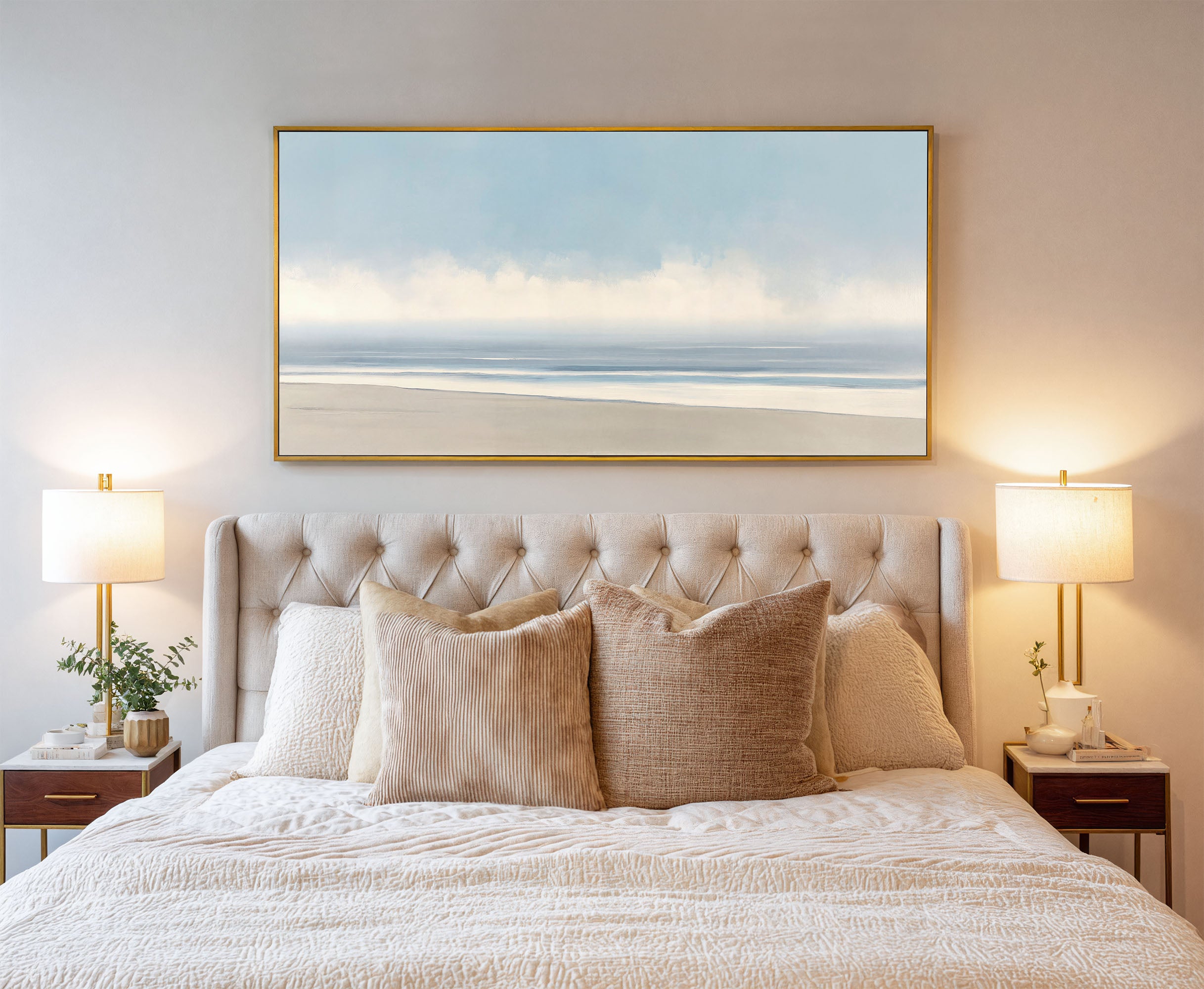 Ocean Hues Landscape Canvas Print