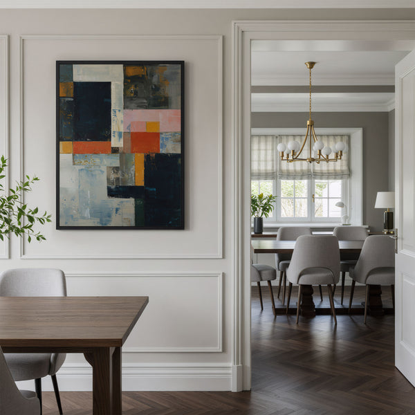 Abstract Geometric Canvas Art Print