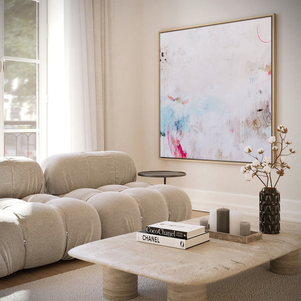 The Serene Hues Abstract Art Print