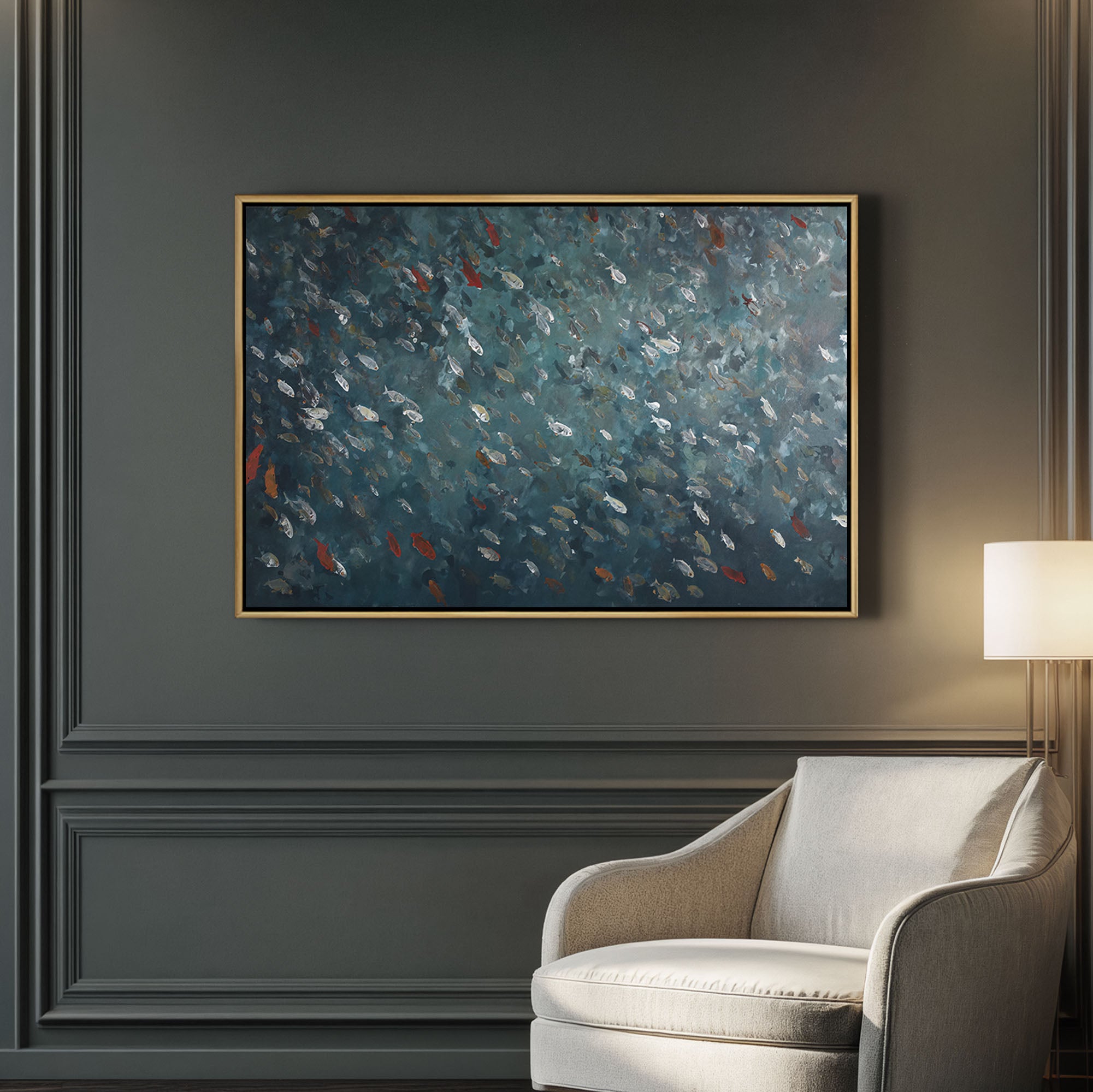 Reef's Pulse Canvas Wall Art Print