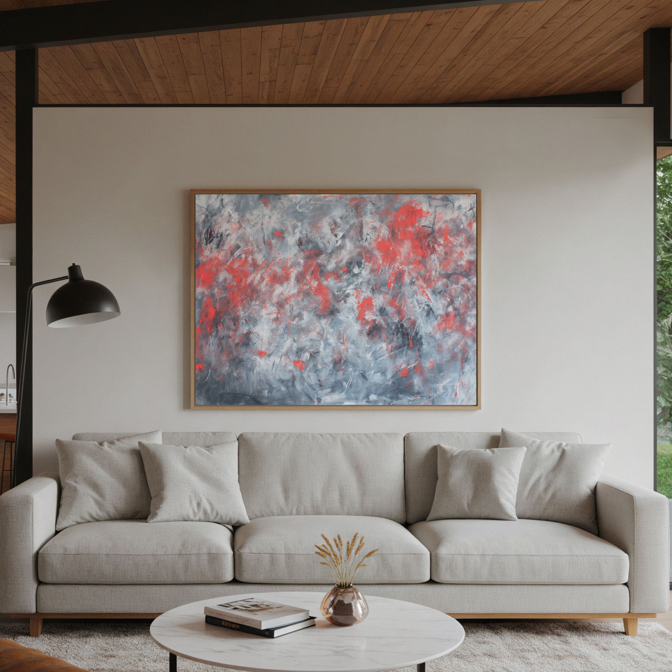 Molten Hues Abstract Art Print