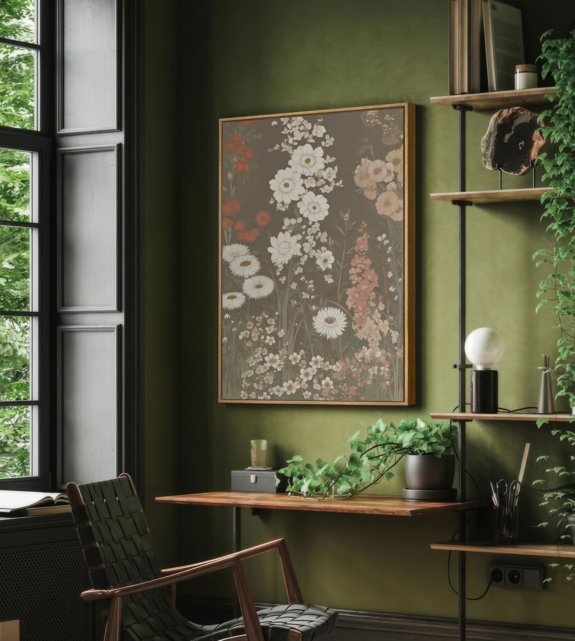 The Botanical Tapestry Wildflower Art Print