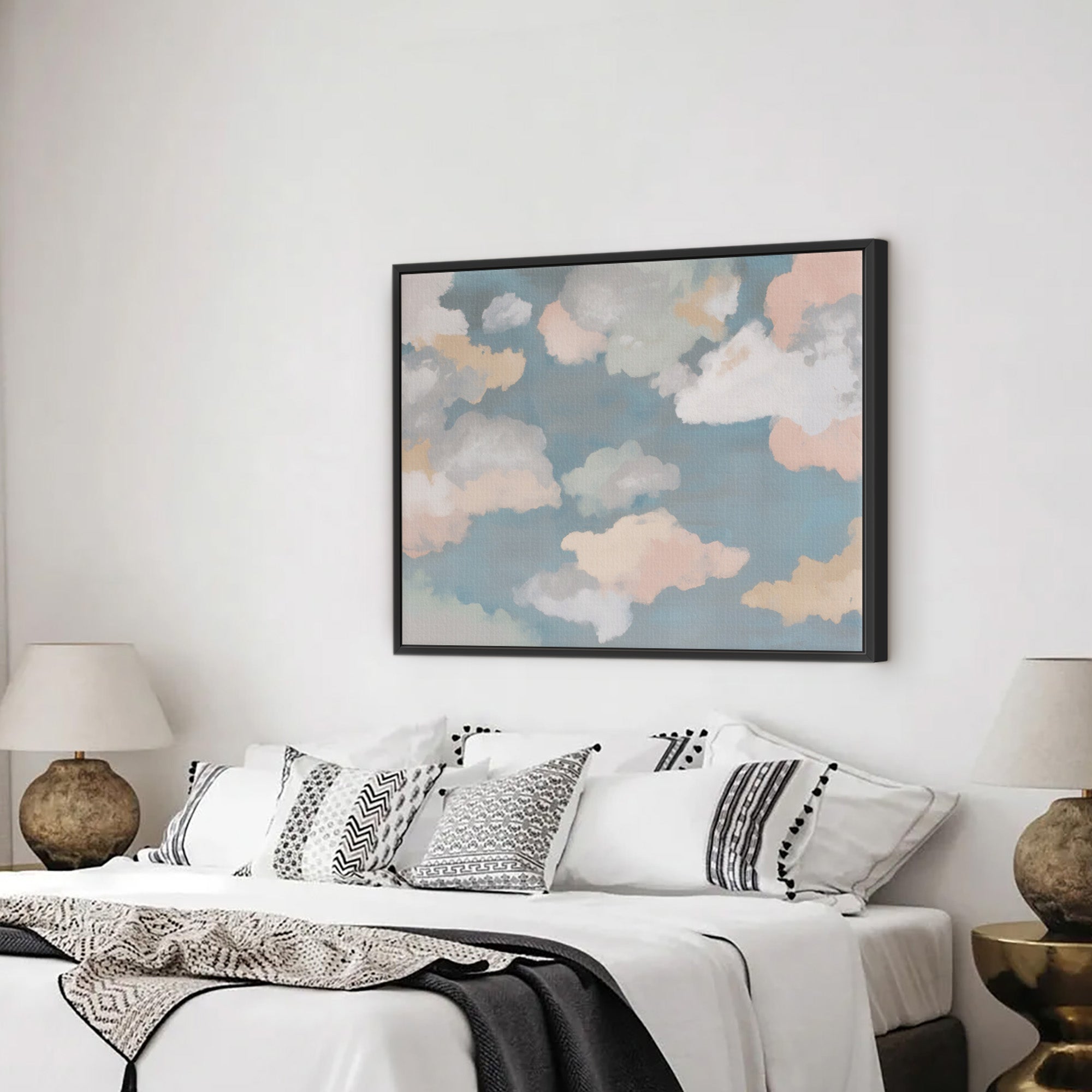 Heavenly Clouds Canvas Art Print