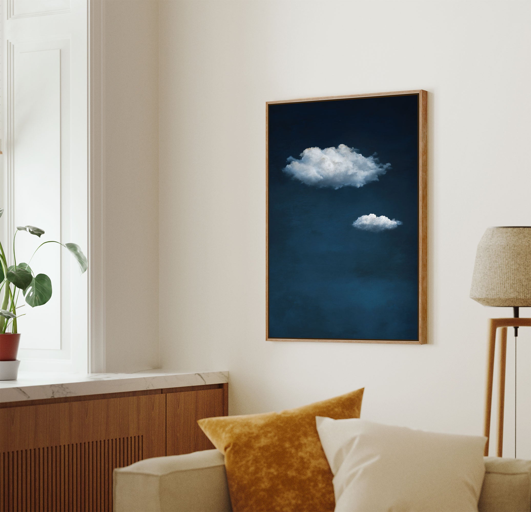 The Midnight Sky Cloudscape Art Print