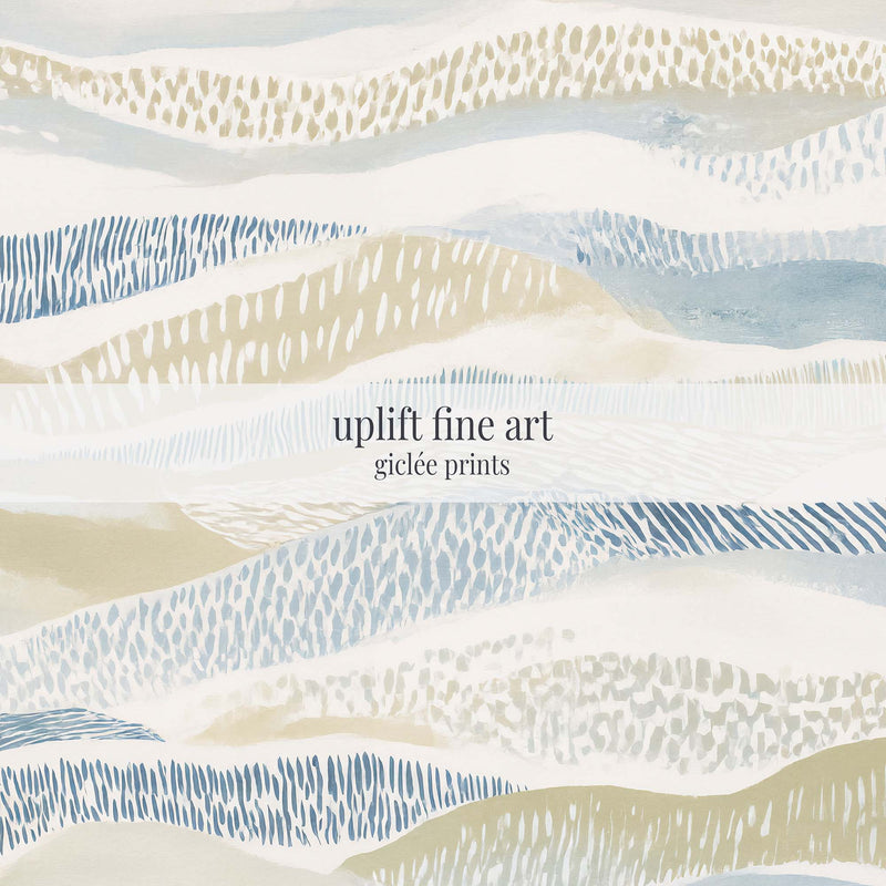 The Horizon Dunes Abstract Art Print