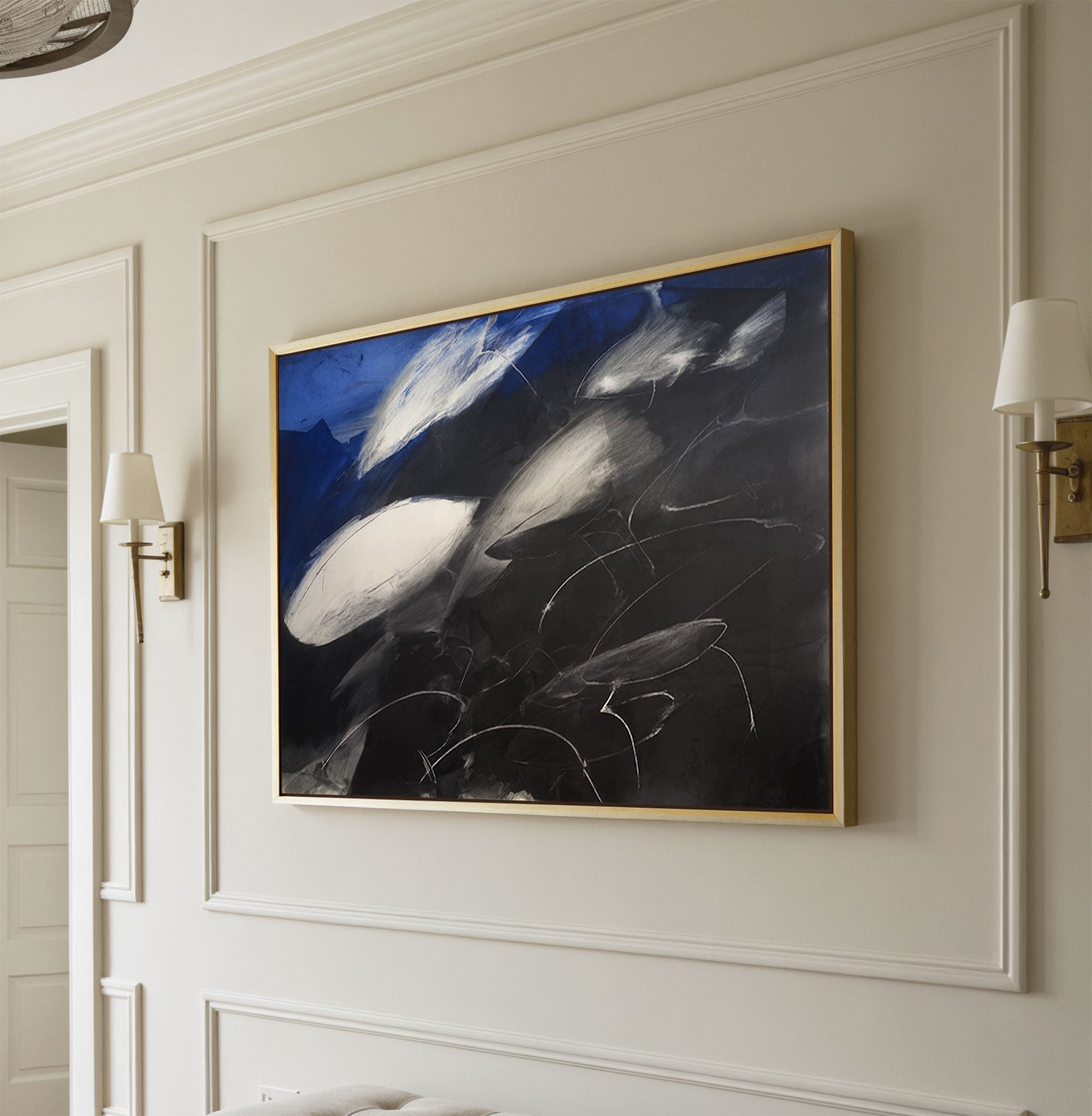 Abstract Dolphin Giclée Print - Abyss & Ascent