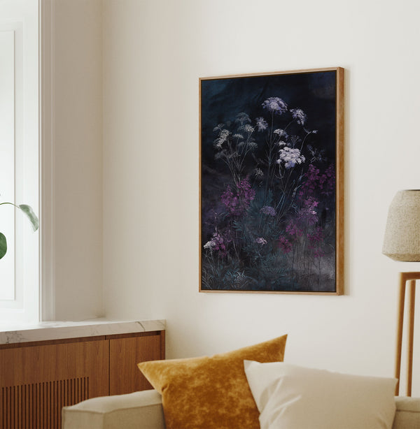 The Midnight Garden Botanical Print