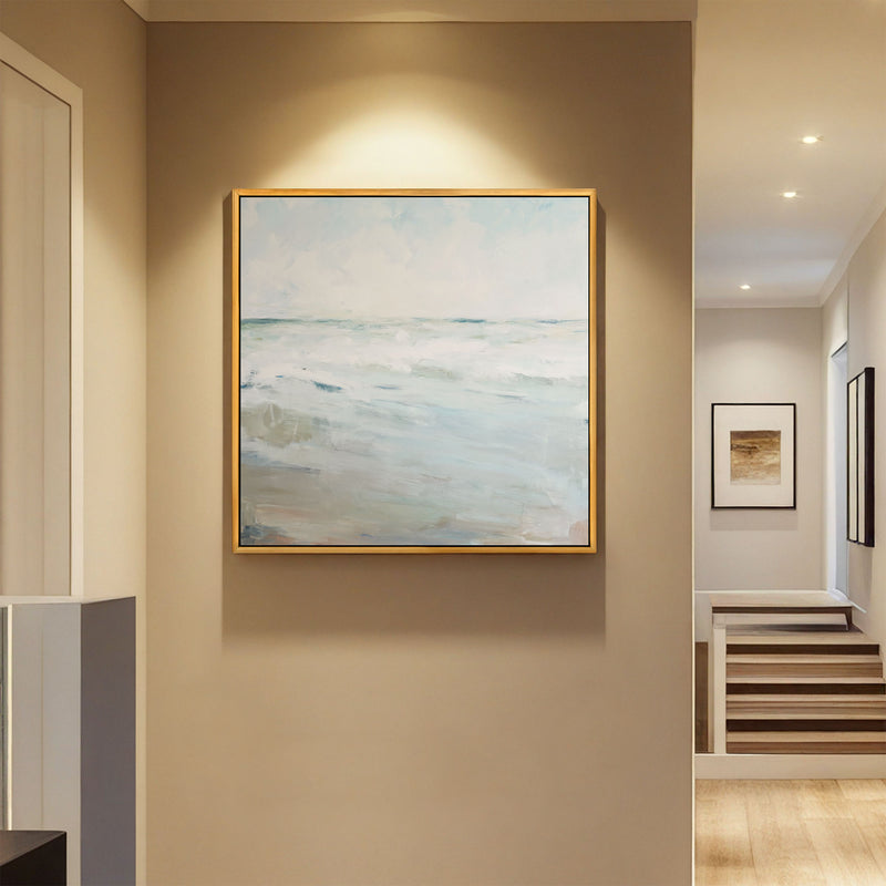 The Coastal Horizon Seascape Art Print