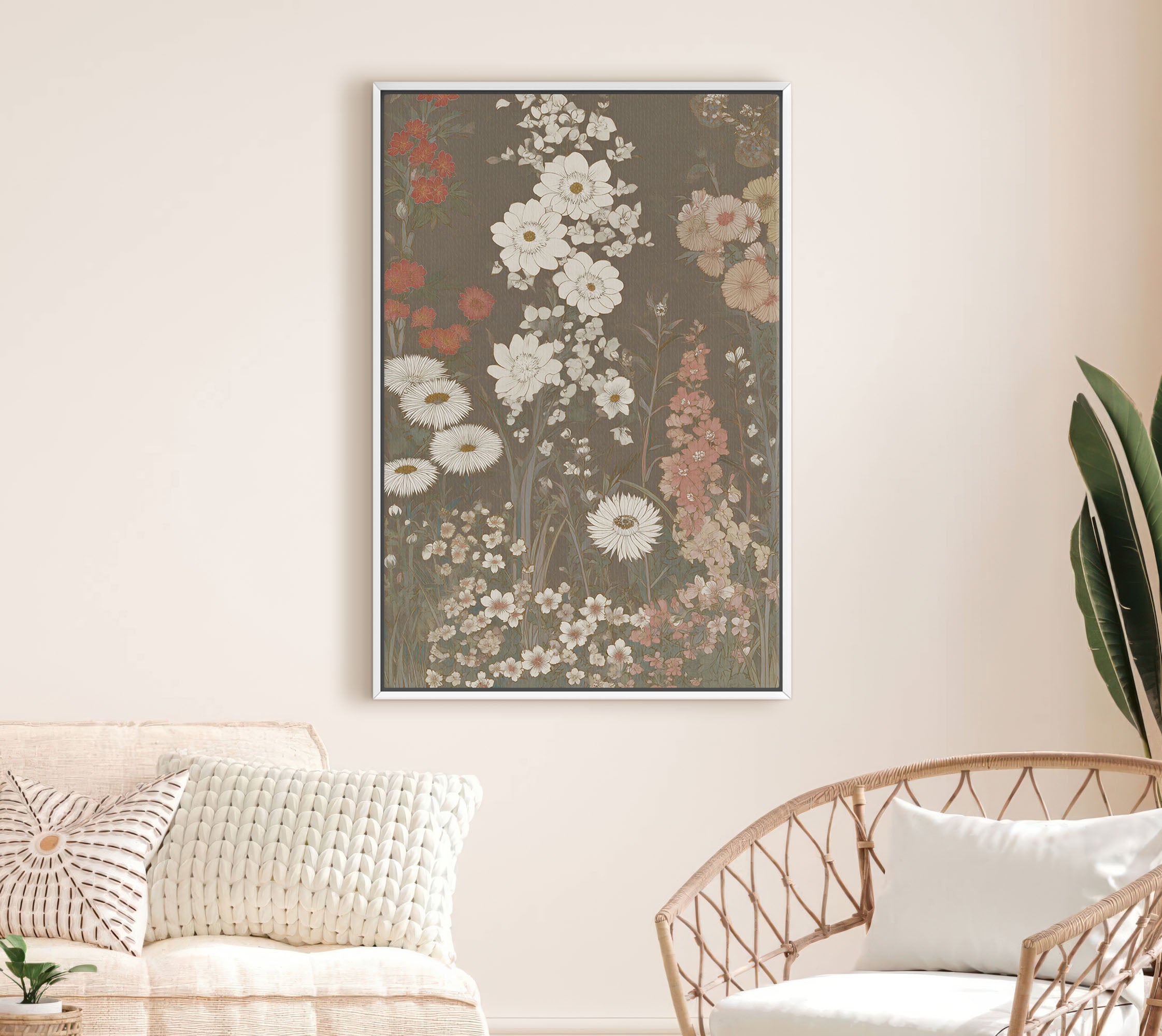 The Botanical Tapestry Wildflower Art Print