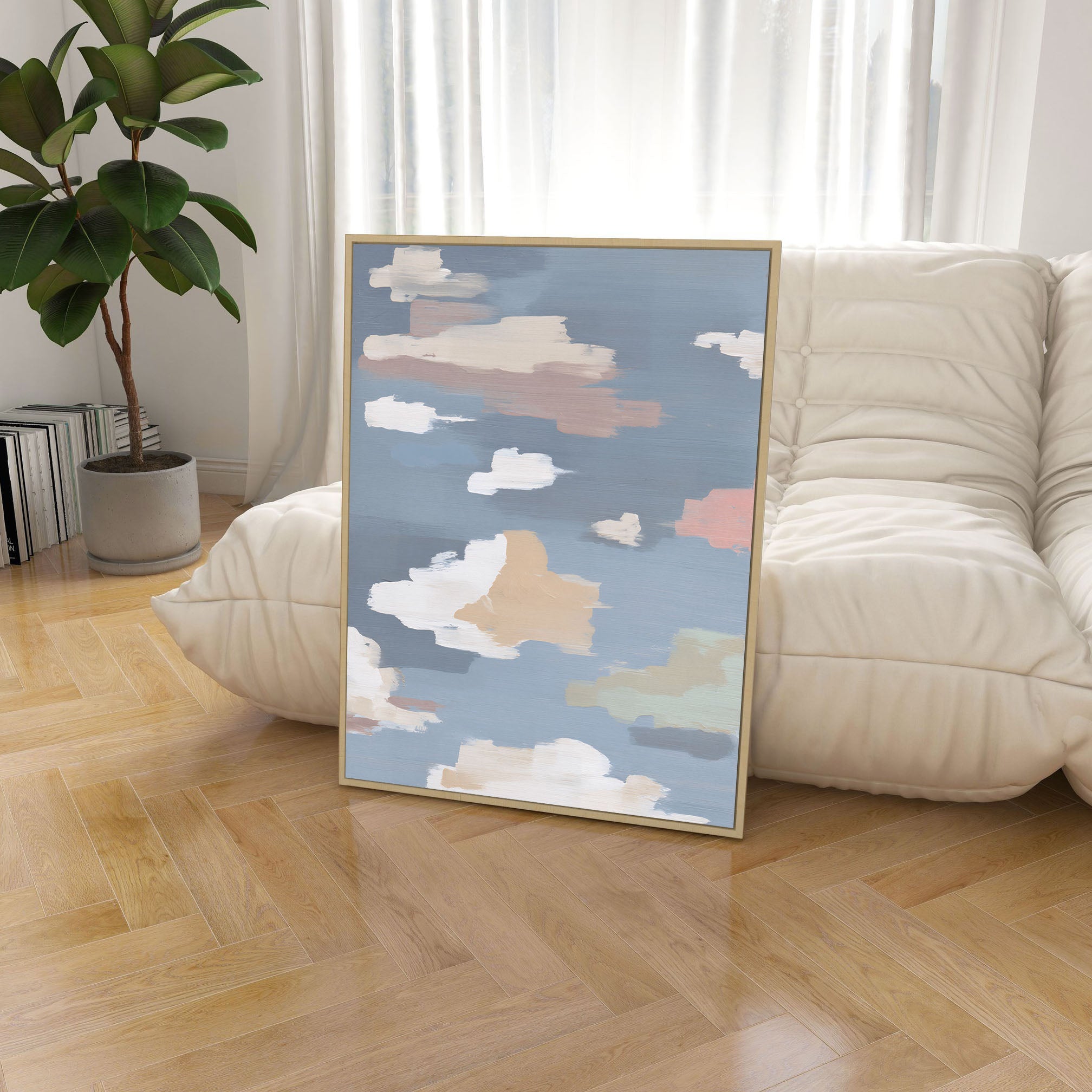 Storm's End Abstract Cloud Canvas Art Print