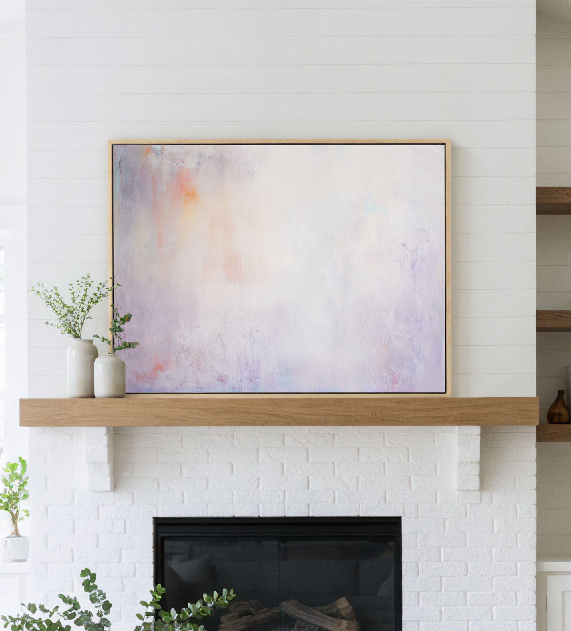 Soft Abstract Giclée Print - Whispers of Dawn