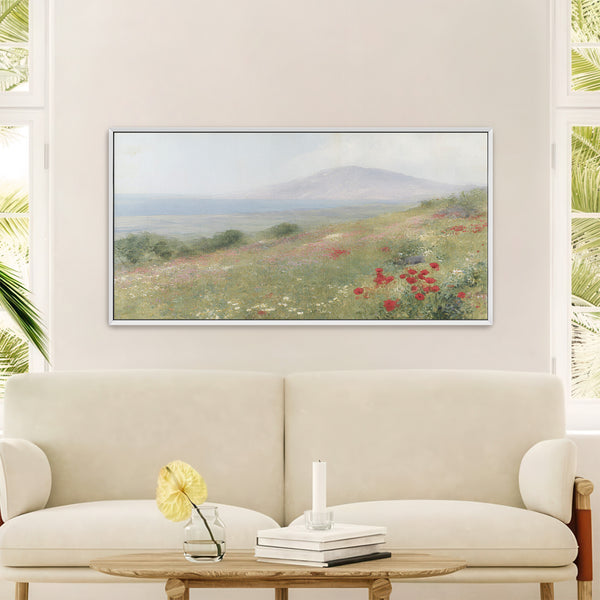 The Wildflower Meadow Landscape Art Print