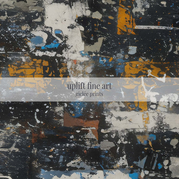 Impression d'art sur toile abstraite Urban Midnight