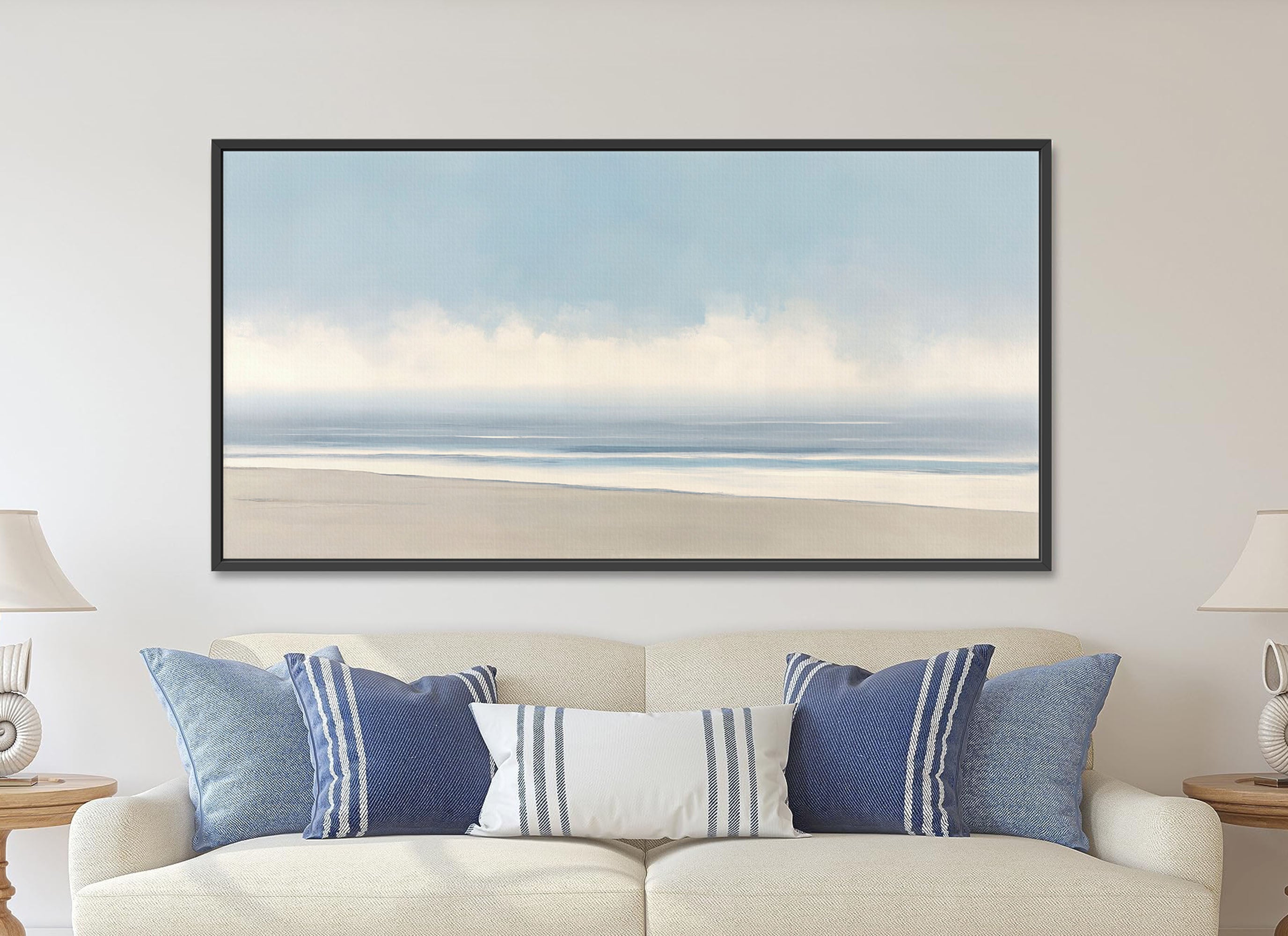 Ocean Hues Landscape Canvas Print